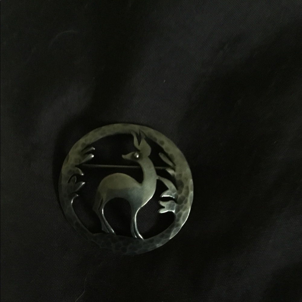 Sterling silver George genson pin Rare